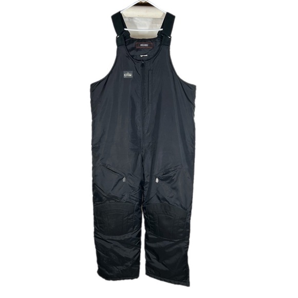 Choko | Deluxe Bib Black Insulated Men's Snow Pants Waterproof Winter overalls - Picture 2 of 16